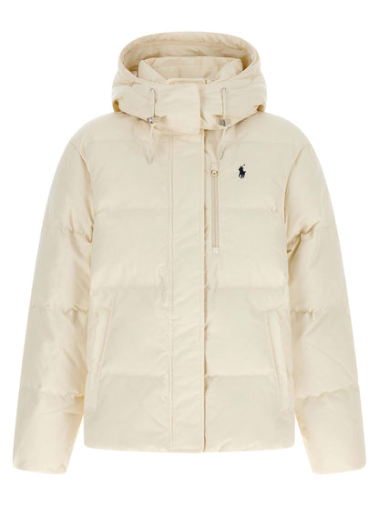 Polo Ralph Lauren White Polyester Full-Length Jacket