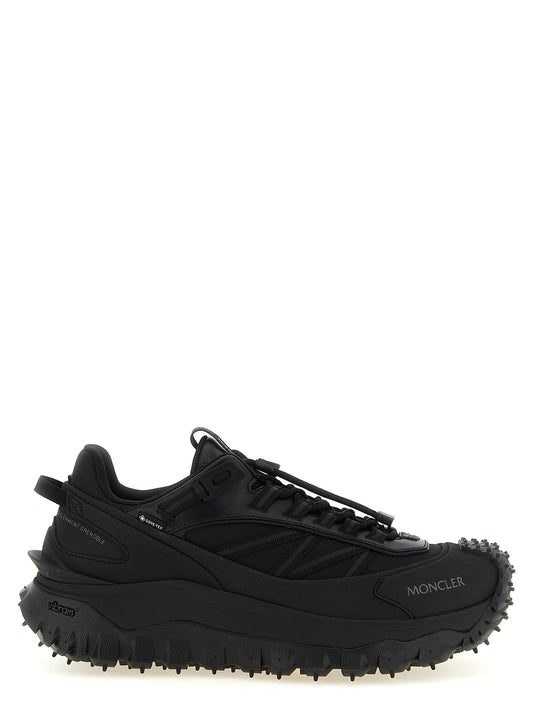 Sneakers Moncler Trailgrip GTX Homme Cuir Noir GORE-TEX Vibram | HBPS Fashion