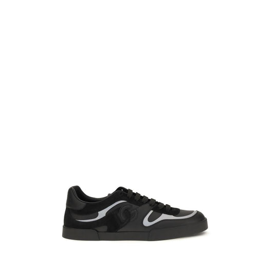 Baskets Dolce & Gabbana homme Portofino en cuir de veau noir – DO-CS2477A08678B956