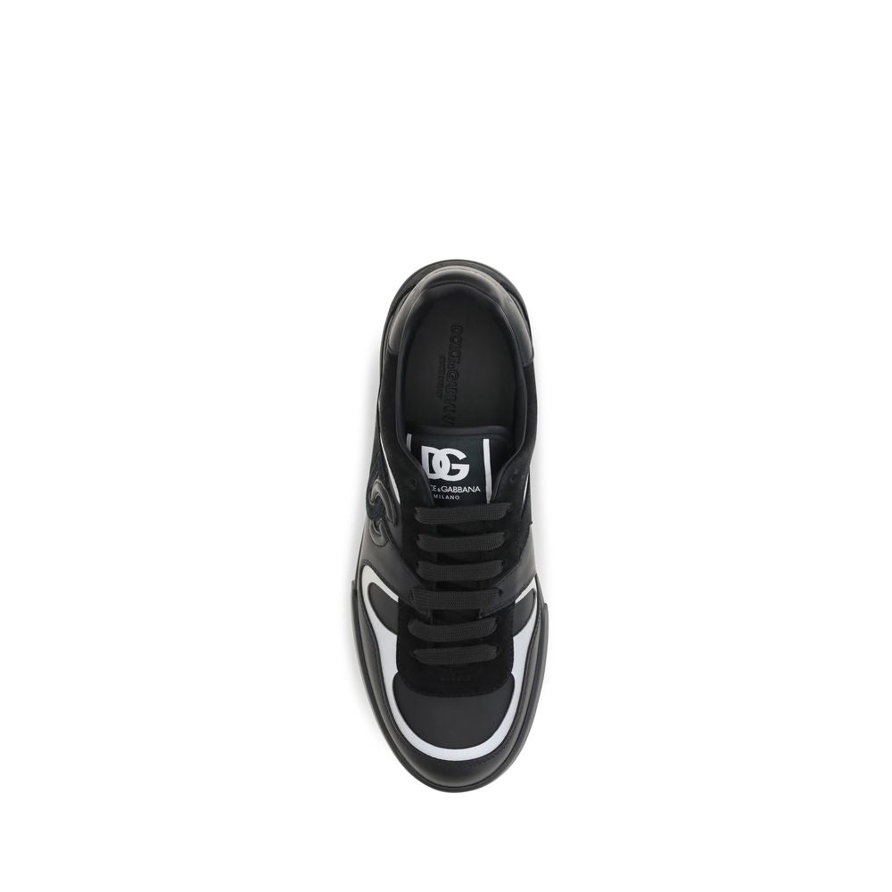 Baskets Dolce & Gabbana homme Portofino en cuir de veau noir – DO-CS2477A08678B956