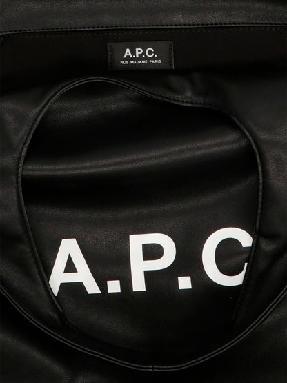 A.P.C. Black Polyethylene Tote Bag