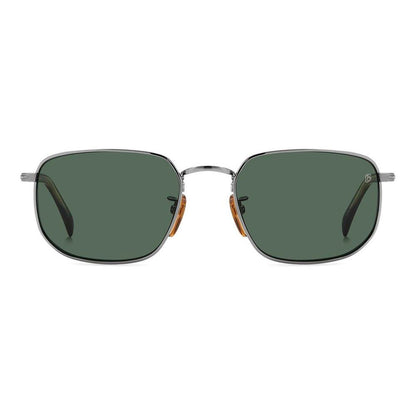 Lunettes de Soleil David Beckham DB1143S – Monture Métal Gris, Verres Verts Cat. 3, Homme | HBPS Fashion