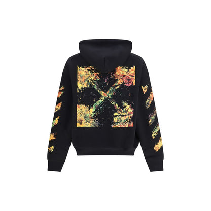 Sweat à capuche Off-White homme Spray Arrow en coton noir – OF-OMBB085F26FLE00400001