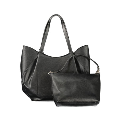 Guess Jeans Nero Poliuretano Women Handbag