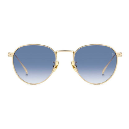David Beckham Gold Metal Sunglasses