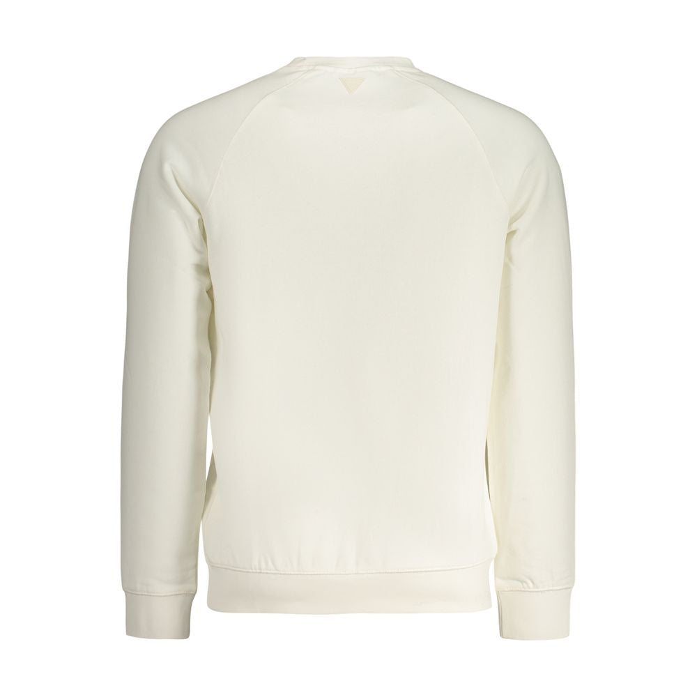 Sweat-shirt Guess Jeans homme en coton blanc – GU-46525