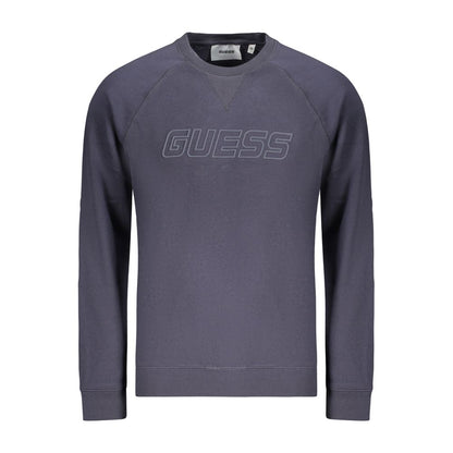Sweat-shirt Guess Jeans homme en coton bleu – GU-46532