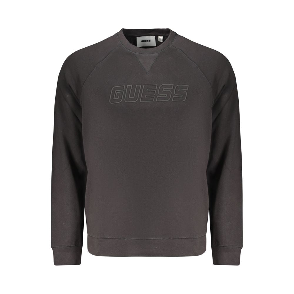 Sweat-shirt Guess Jeans homme en coton noir – GU-46548