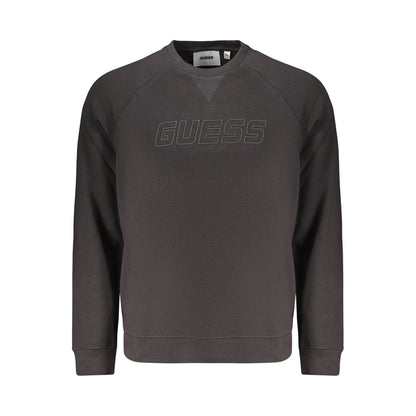 Sweat-shirt Guess Jeans homme en coton noir – GU-46548