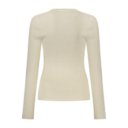 Pull Guess Jeans femme en viscose blanc – GU-46530