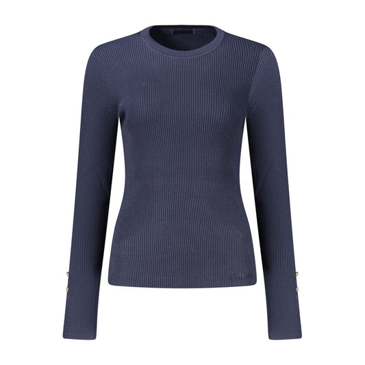 Pull Guess Jeans femme en viscose bleu – GU-46543