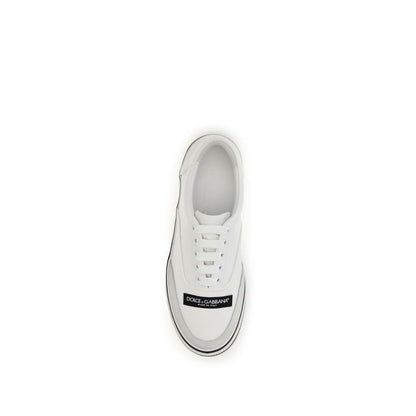 Baskets Dolce & Gabbana femme Sailing en coton blanc – DO-CK2399A04588S169