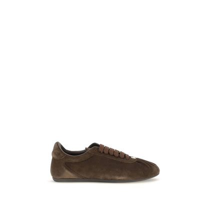 Baskets Dolce & Gabbana femme en daim marron – DO-CK2485A058180081