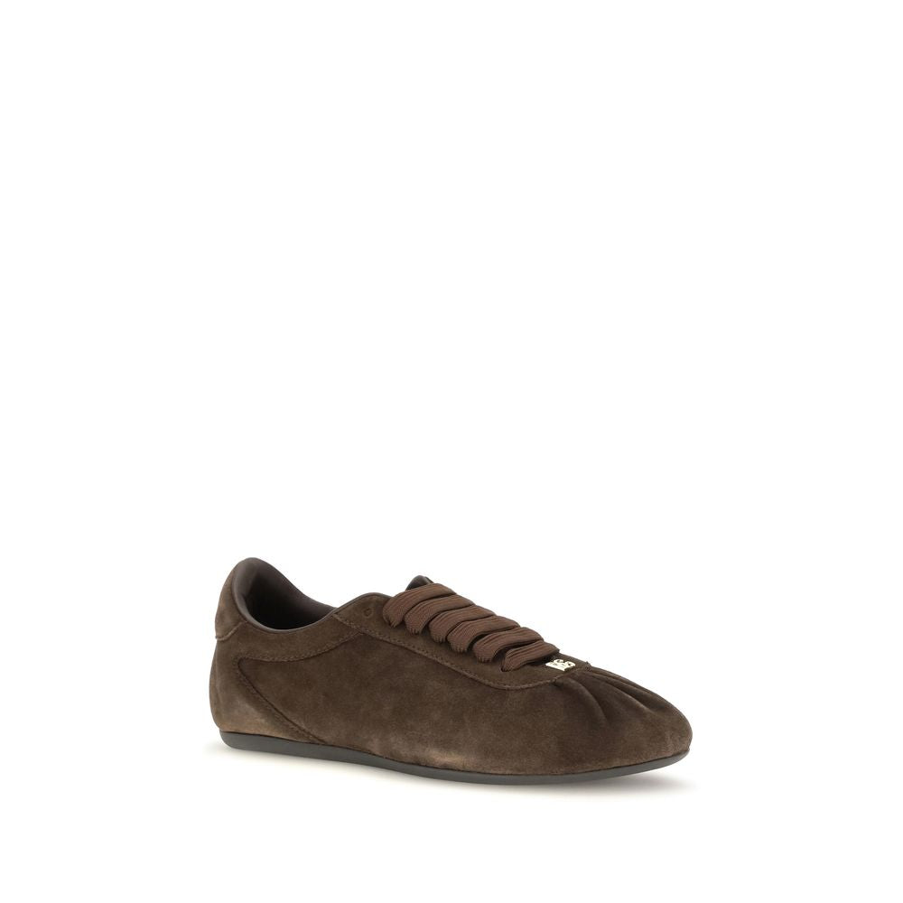 Baskets Dolce & Gabbana femme en daim marron – DO-CK2485A058180081