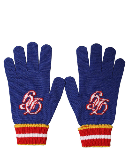 Gants Dolce & Gabbana homme en laine vierge bleu – LB30328