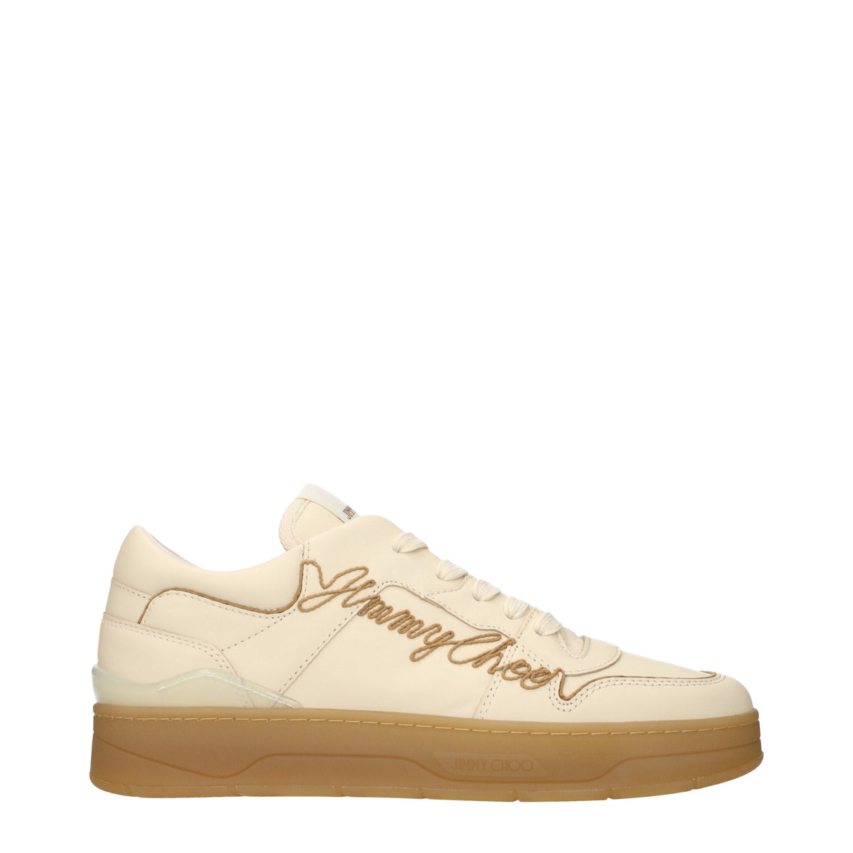 Baskets Jimmy Choo homme en cuir beige – JI-15623221805321