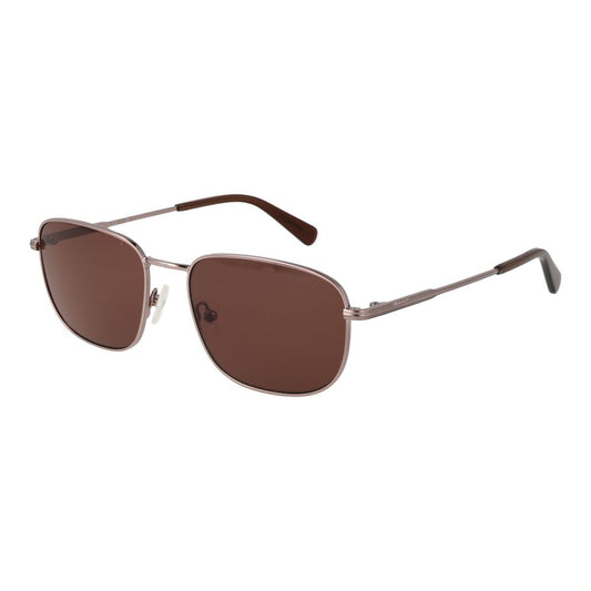 Lunettes de soleil Gant homme rectangulaires en métal bronze – GA-1065935