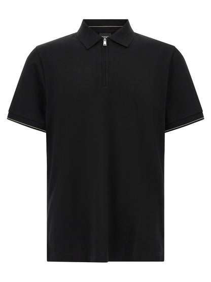 Hugo Boss Black Cotton Polo Shirt