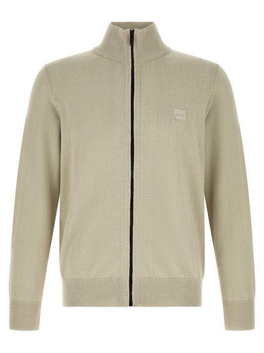 Hugo Boss Beige Cotton Cardigan