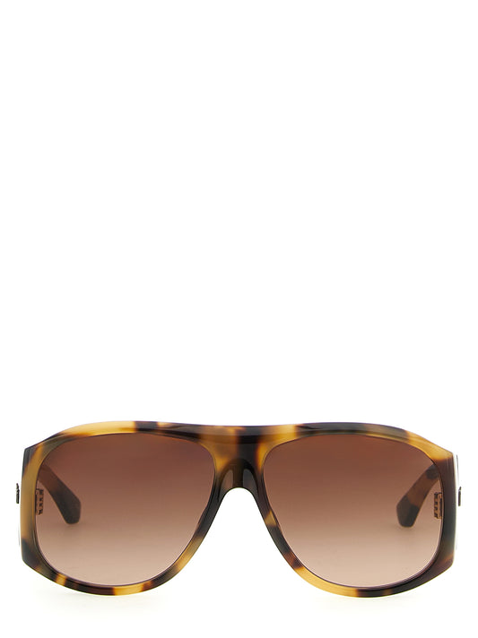Lunettes de Soleil Chloé '60' Marron Acétate Recyclé – Authentique | HBPS Fashion