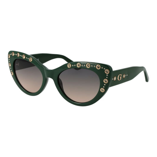 Lunettes de Soleil Guess Bicolores Cat Eye Vert – Authentique | HBPS Fashion