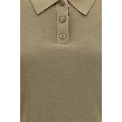 Burberry Bicolor Wool Oves Aries Polo Shirt