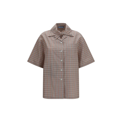 Prada Multicolor Cotton Shortsleeve Shirt