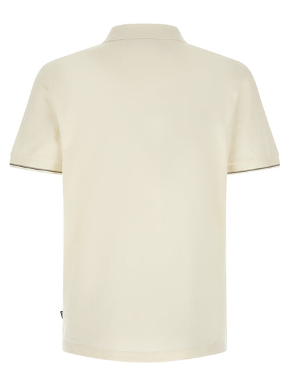 Hugo Boss Beige Cotton Polo Shirt