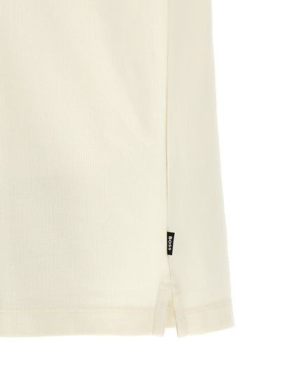 Hugo Boss Beige Cotton Polo Shirt