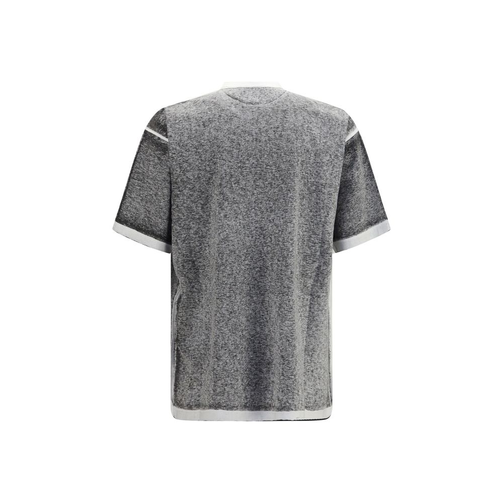 Balenciaga Gray Cotton T-Shirt