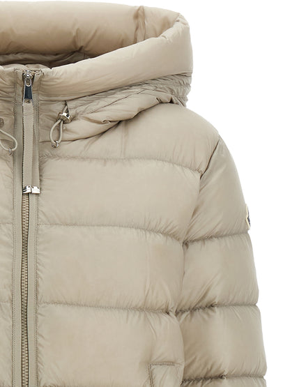 Moncler Beige Polyamide Full-Length Jacket