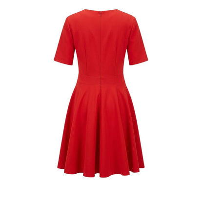 Robe Trussardi Jeans femme courte en polyester rouge – TR-25680