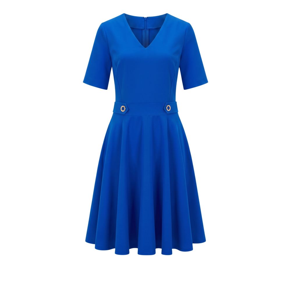 Robe Trussardi Jeans femme courte en polyester bleue – TR-25679