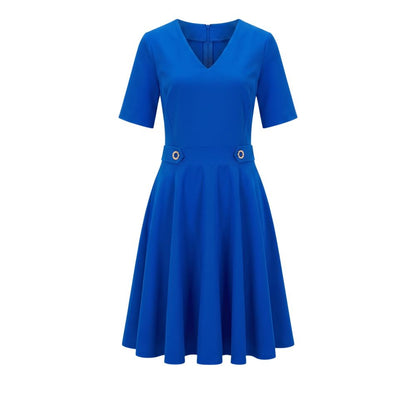 Robe Trussardi Jeans femme courte en polyester bleue – TR-25679