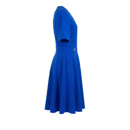 Robe Trussardi Jeans femme courte en polyester bleue – TR-25679