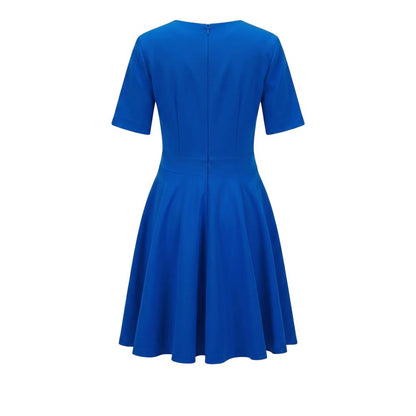 Robe Trussardi Jeans femme courte en polyester bleue – TR-25679