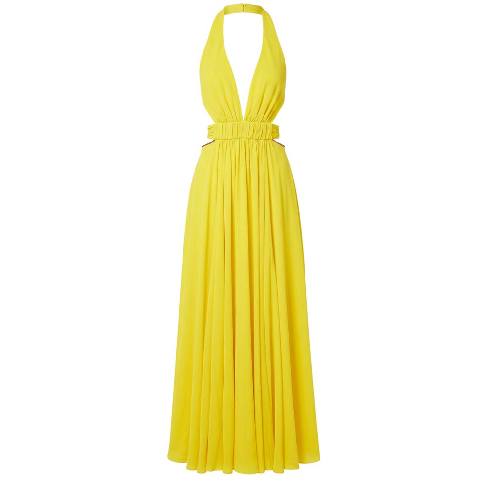 Robe Trussardi femme en viscose jaune – TR-25674