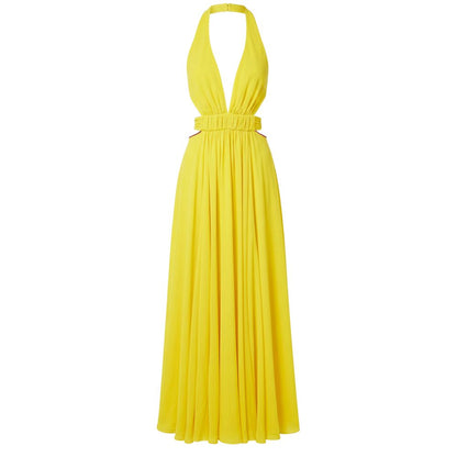 Robe Trussardi femme en viscose jaune – TR-25674
