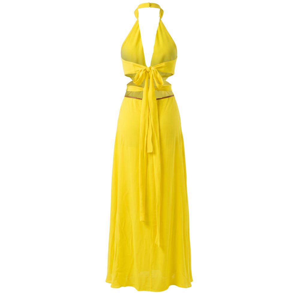 Robe Trussardi femme en viscose jaune – TR-25674