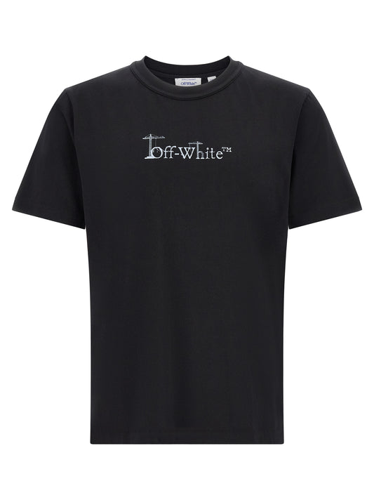 Off-White Black Cotton T-Shirt