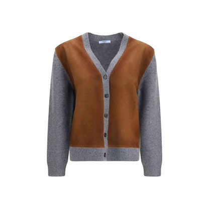 Prada Multicolor Wool Oves Aries Cardigan