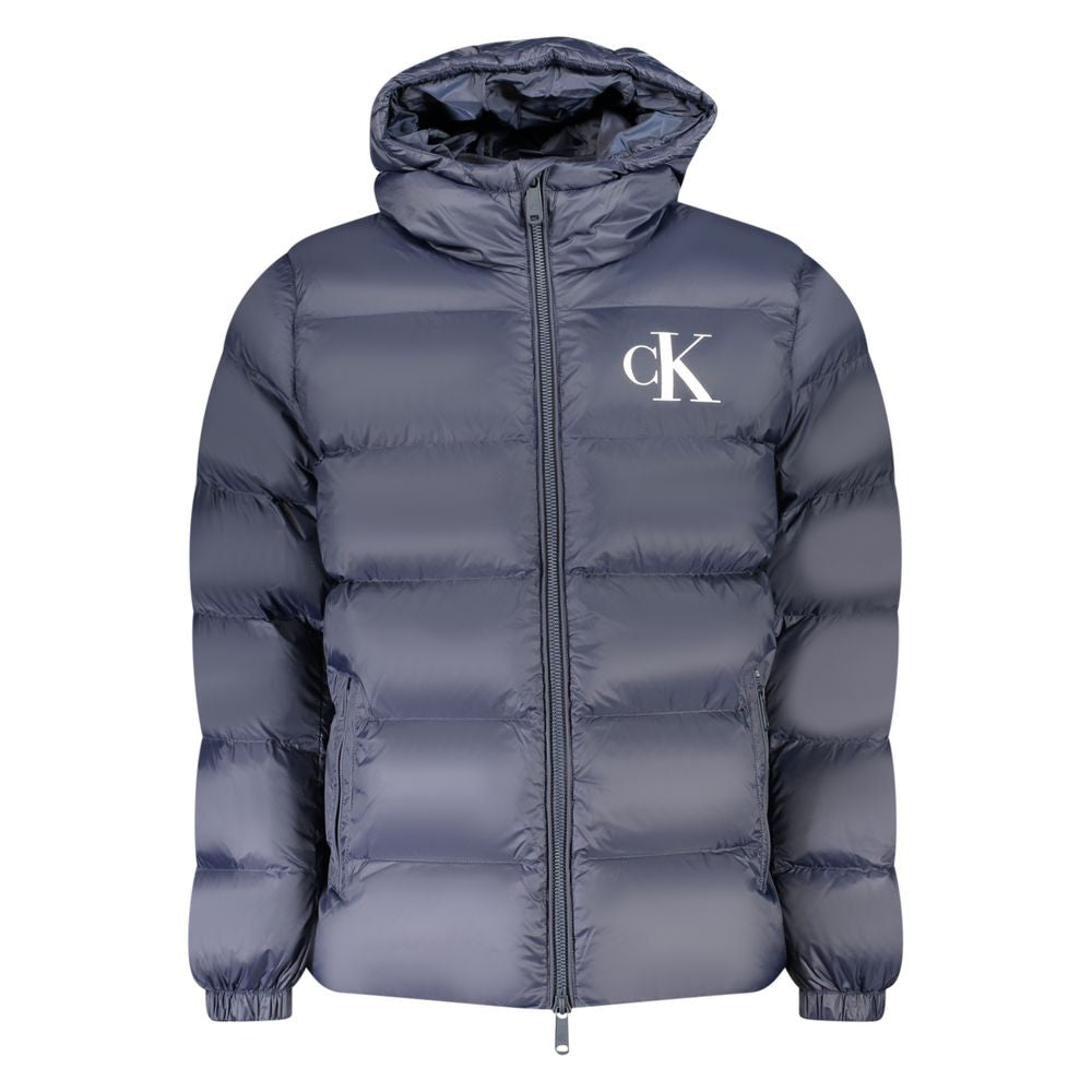 Veste Calvin Klein homme en nylon bleu – CA-46638