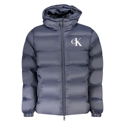 Veste Calvin Klein homme en nylon bleu – CA-46638