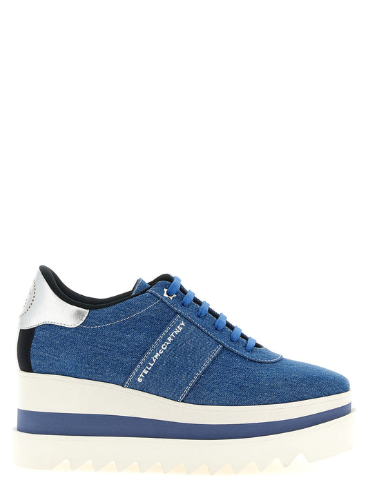 Sneakers Plateforme Femme Stella McCartney Sneakelyse Bleues – Made in Spain | HBPS Fashion