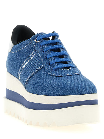 Sneakers Plateforme Femme Stella McCartney Sneakelyse Bleues – Made in Spain | HBPS Fashion