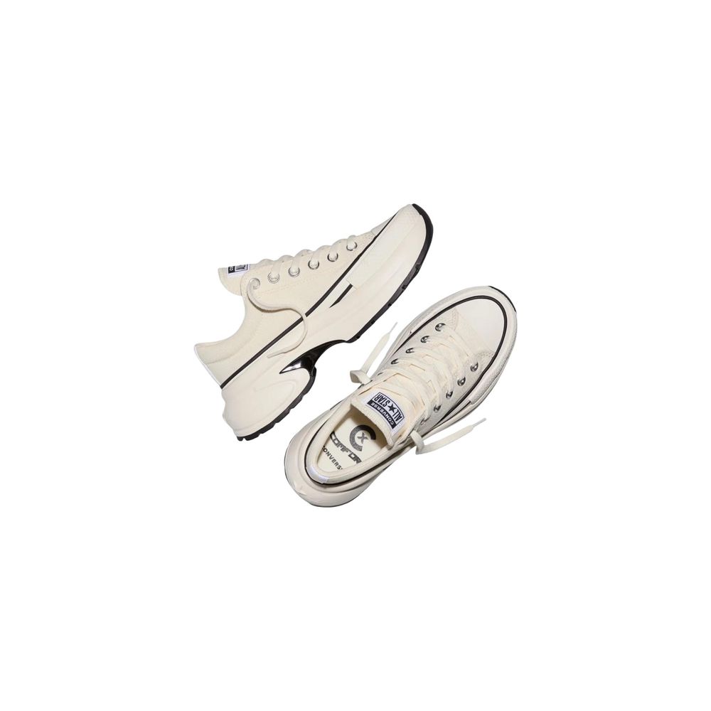 Baskets Converse femme Run Star Crush Ox en textile noir et blanc – CO-19986702617