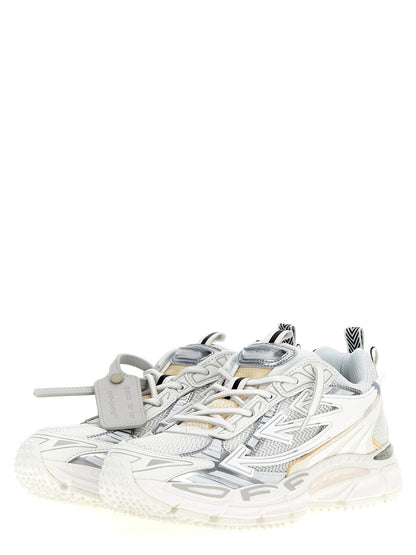 Off-White White Polyethylene Athletic Sneakers