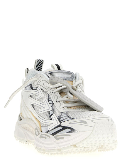 Off-White White Polyethylene Athletic Sneakers