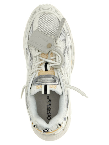 Off-White White Polyethylene Athletic Sneakers
