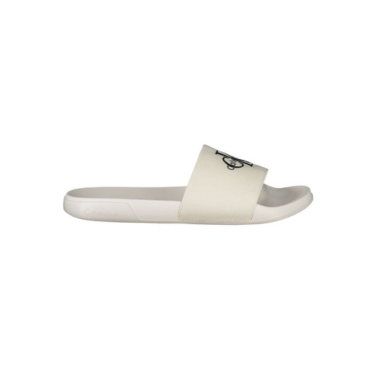 Calvin Klein White Polyester Women's Slipper